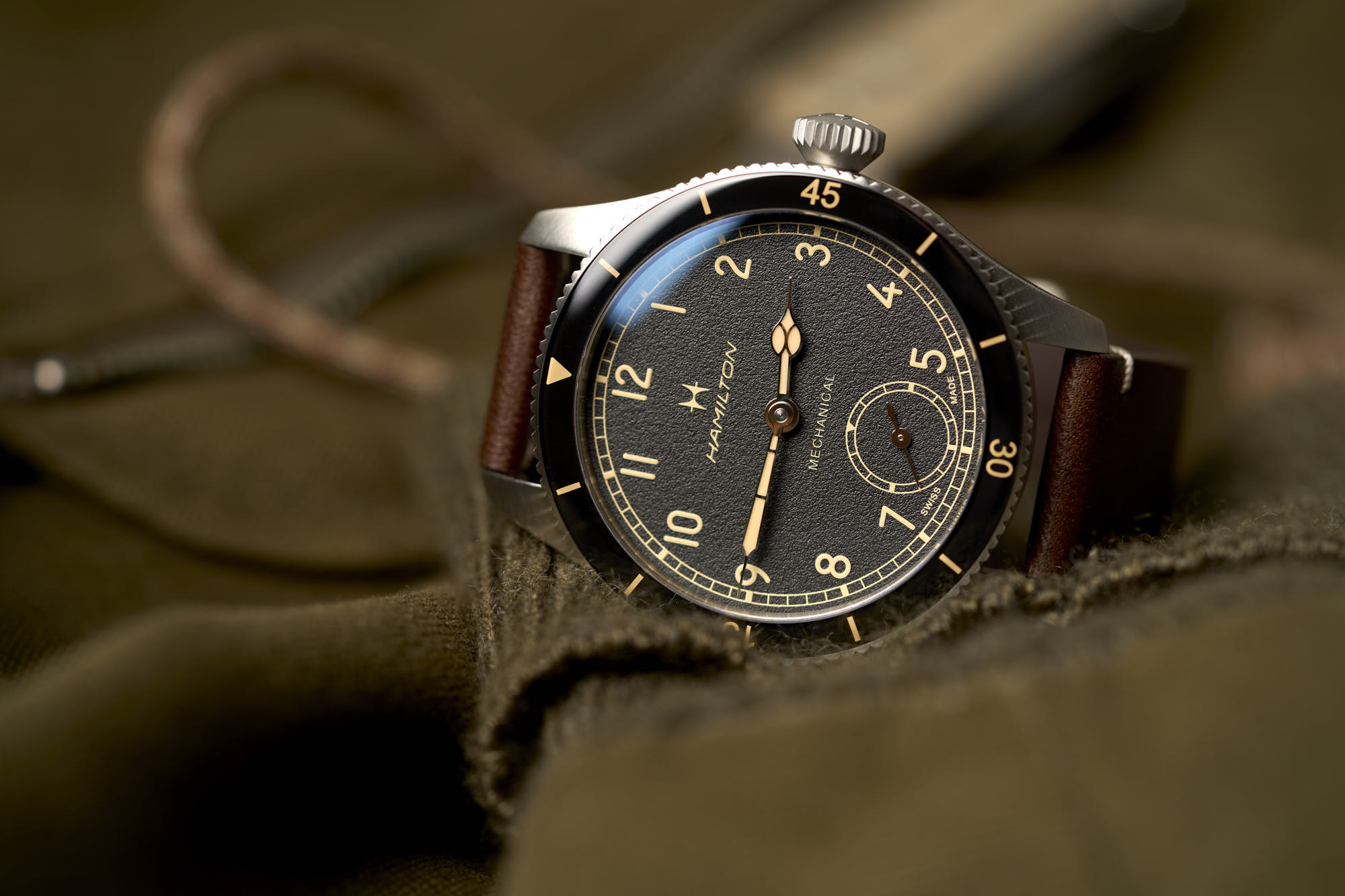 Hamilton Khaki Pilot Pioneer Bronze/Steel 43mm – Windup Watch Shop