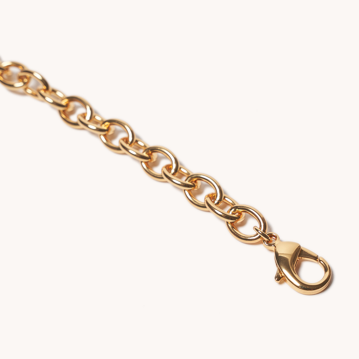 Cable Shoulder Double Clasp Gold Chain Clasp View