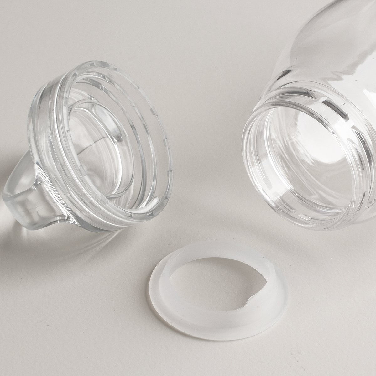 KINTO WATER BOTTLE SILICONE RING SET OF 2 CLEAR THUMBNAIL 1