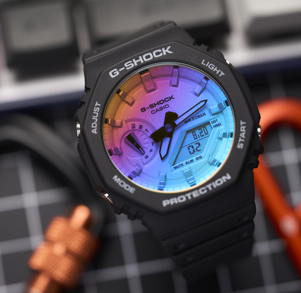 GA2100 Date And Seconds Display On An Angular Screen