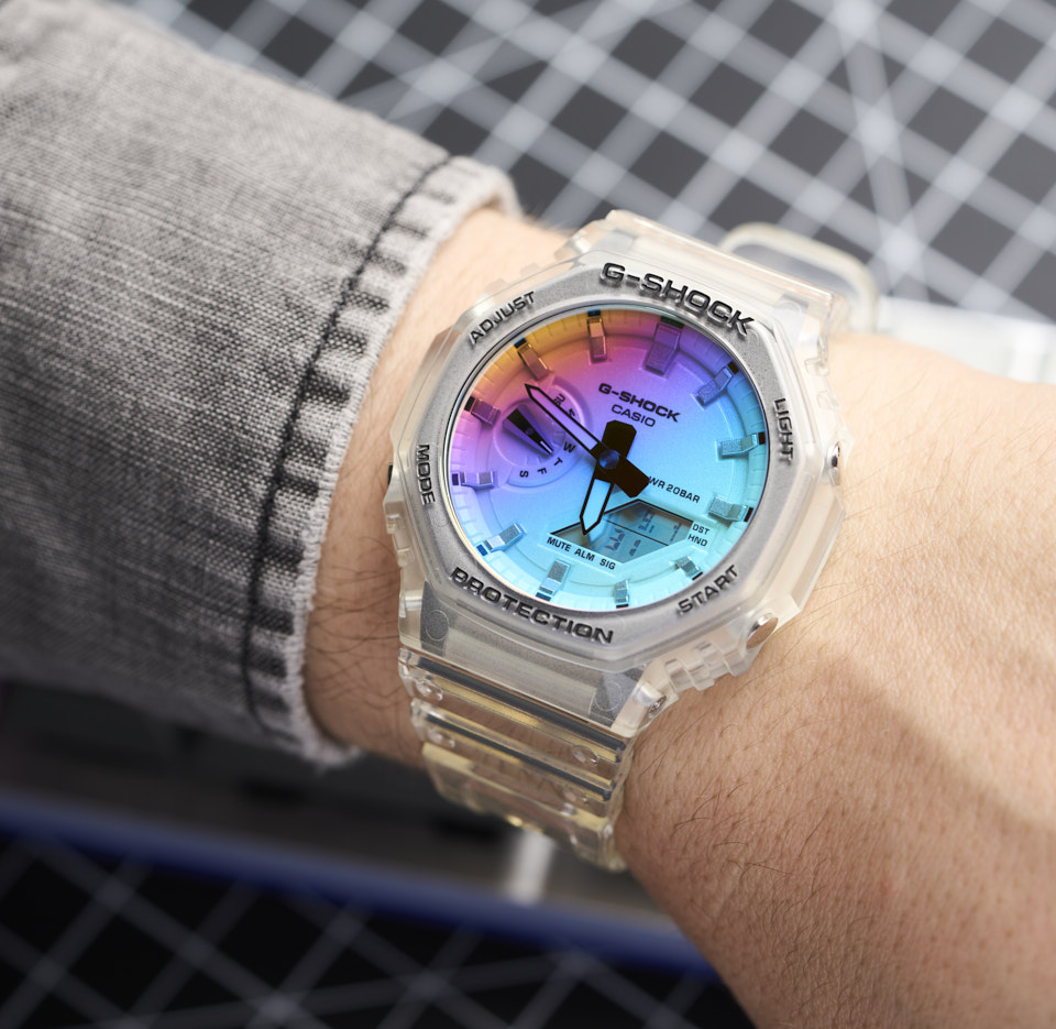 GA2100 45.4mm on a 7” wrist