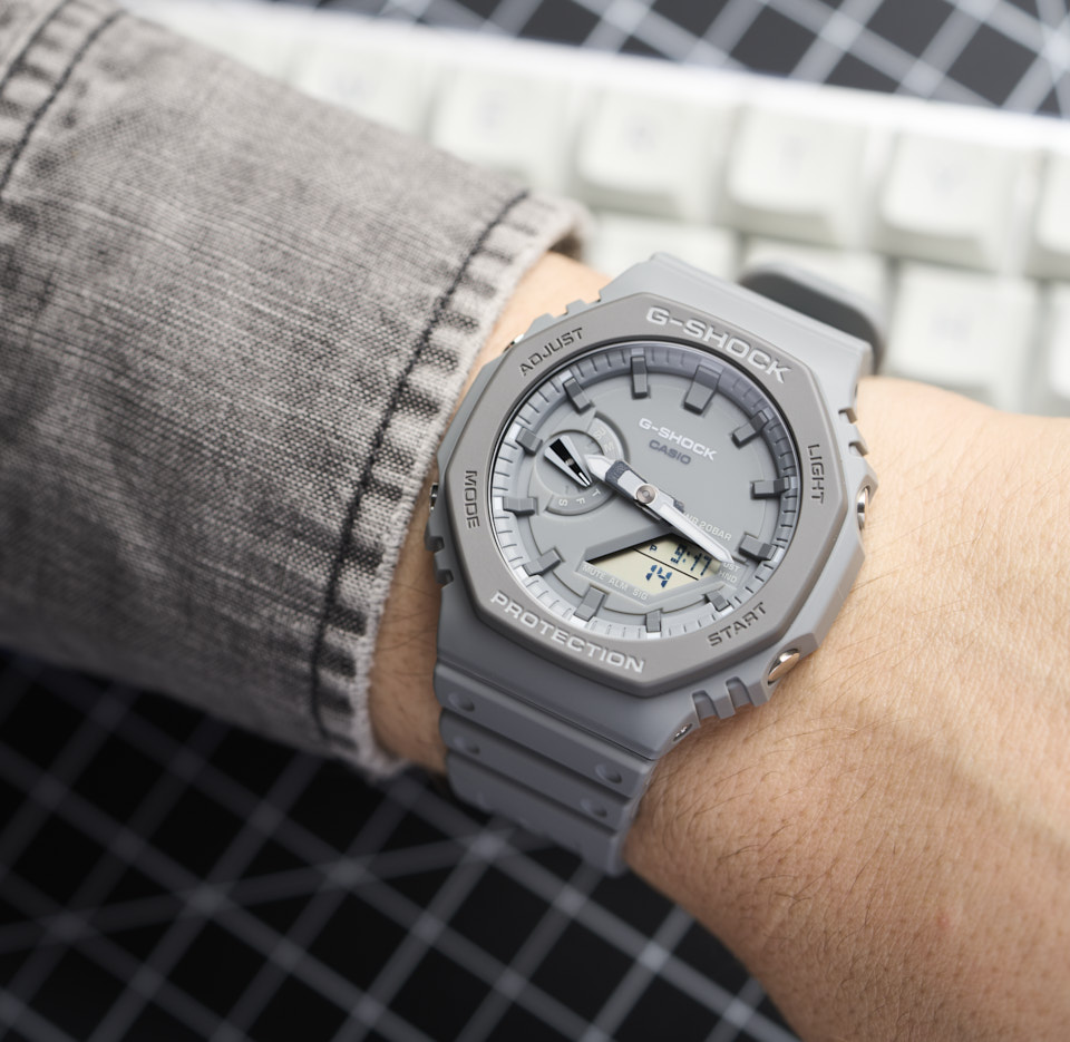 GA2100 45.4mm on a 7” wrist