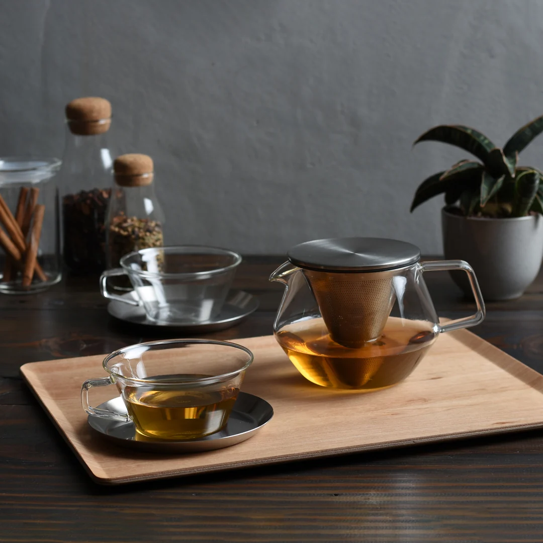 KINTO CARAT TEAPOT (600ML/20OZ) CLEAR