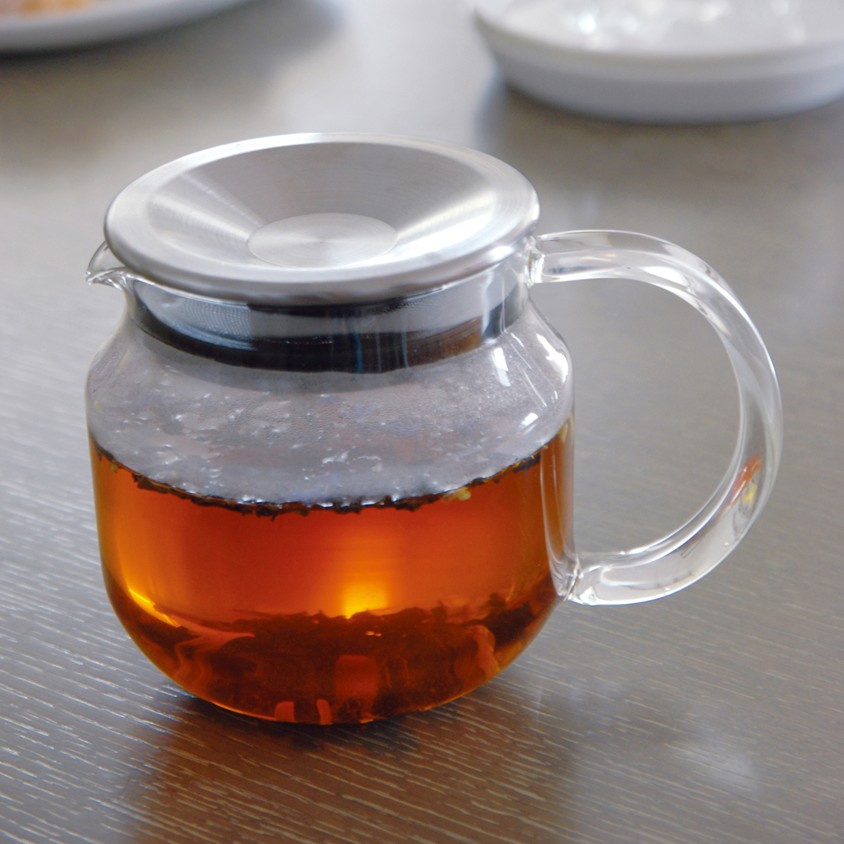 KINTO ONE TOUCH TEAPOT 450ML CLEAR