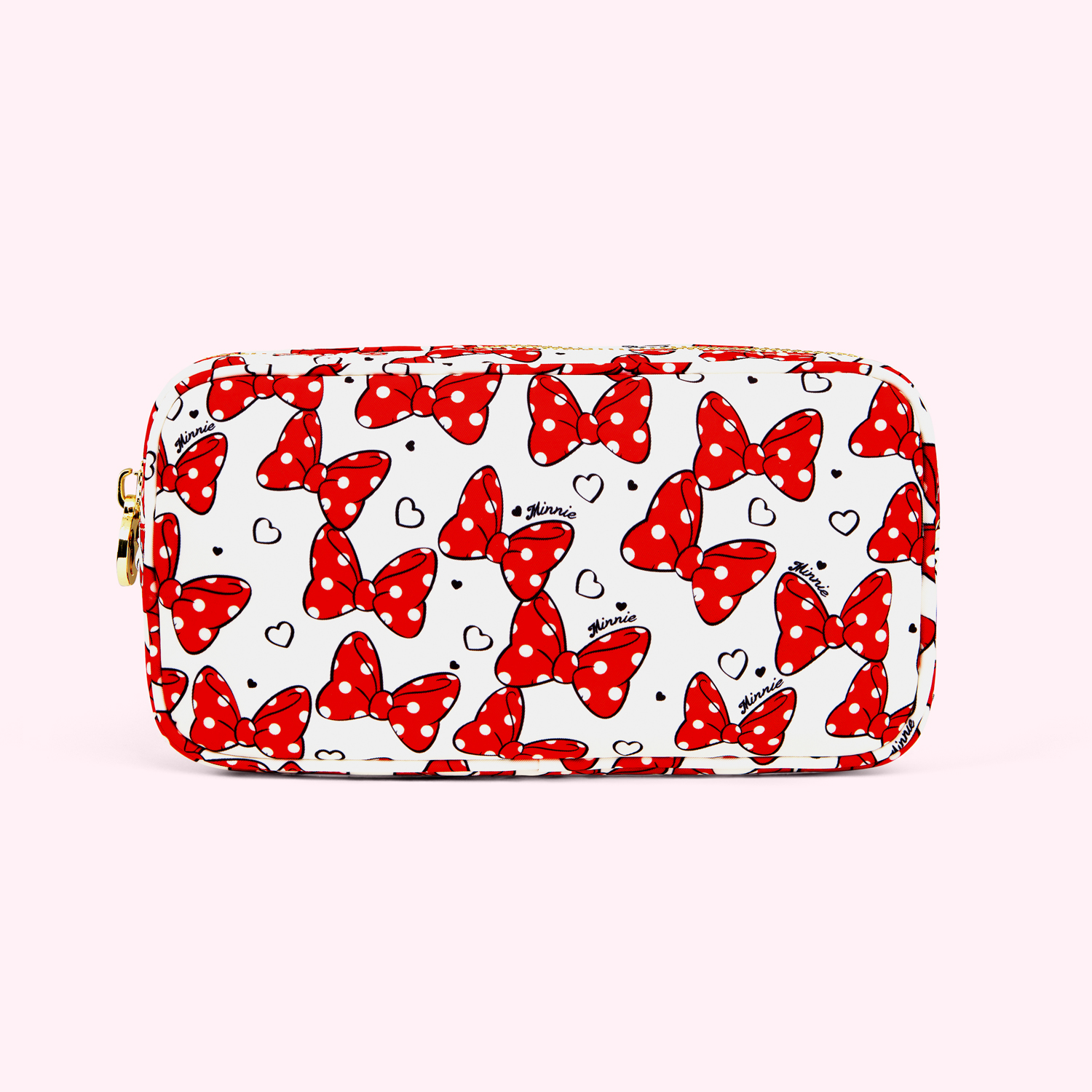 Stoney Clover Lane Bags | Nwt Stoney Clover Mickey & Friends Clear Front Small Pouch | Color: Red/White | Size: Os | B_Nicolexo's Closet