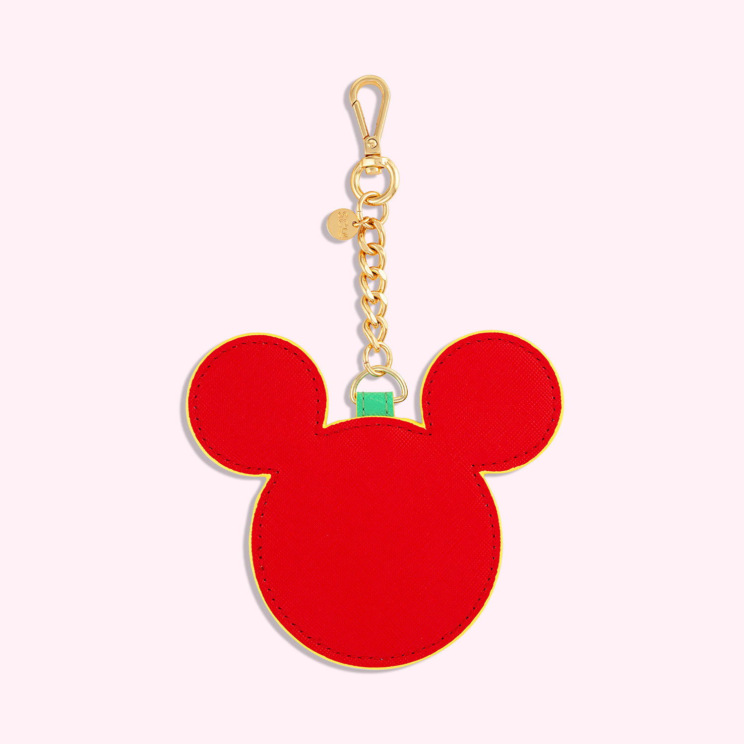 Red Minnie/Micky mouse x LV bag charm key chain