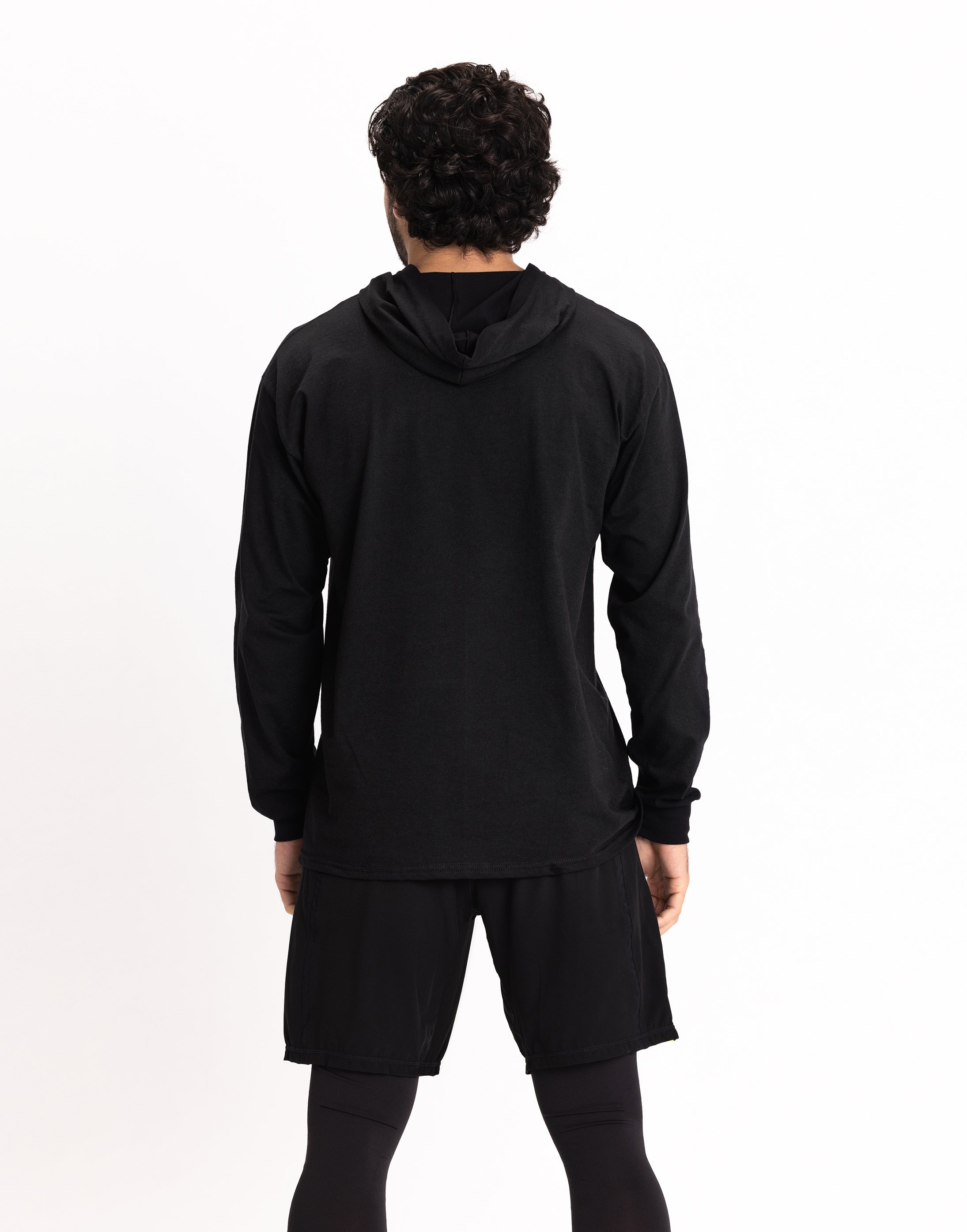 Supernatural Hooded Runner Black