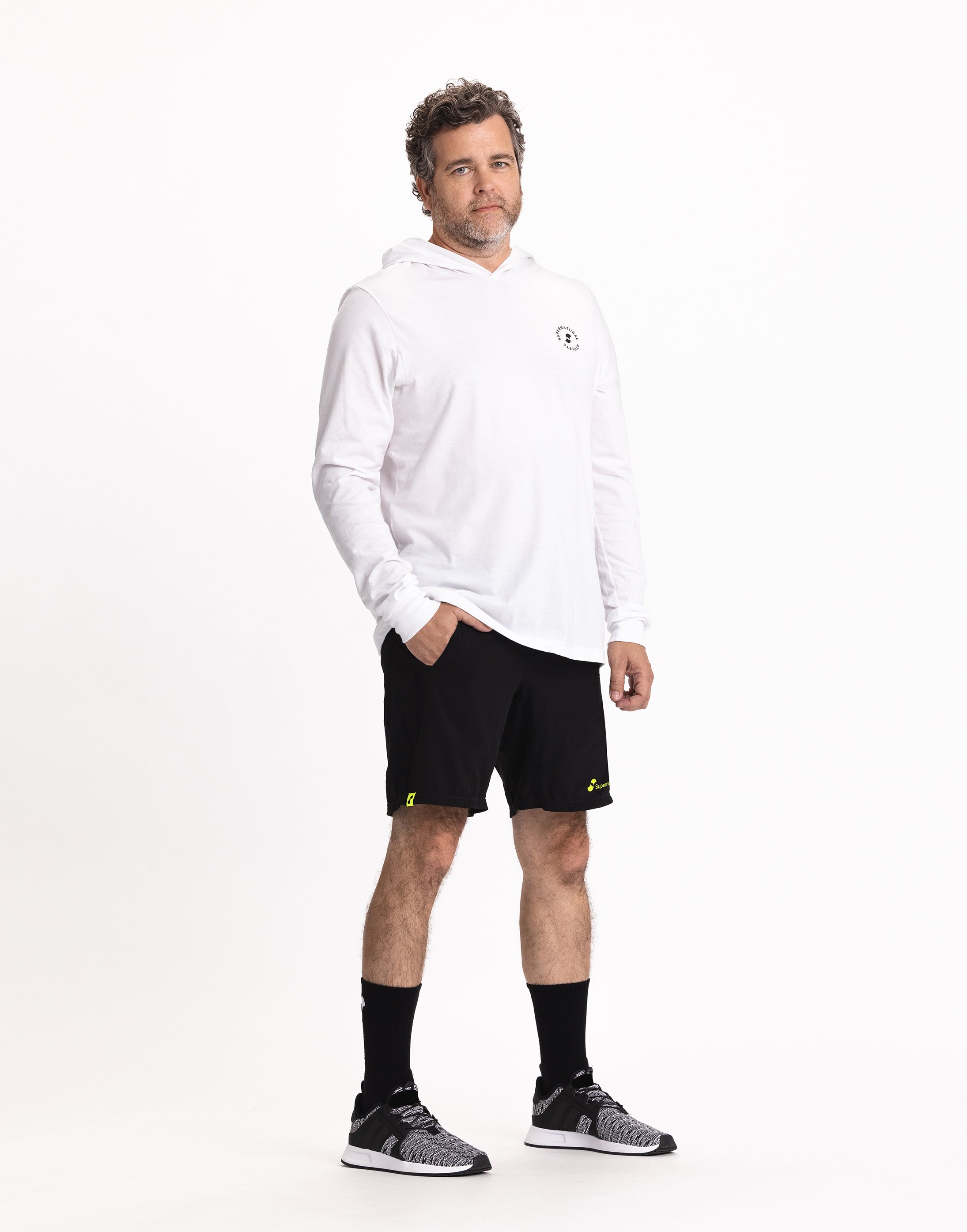 Supernatural Hooded Runner White