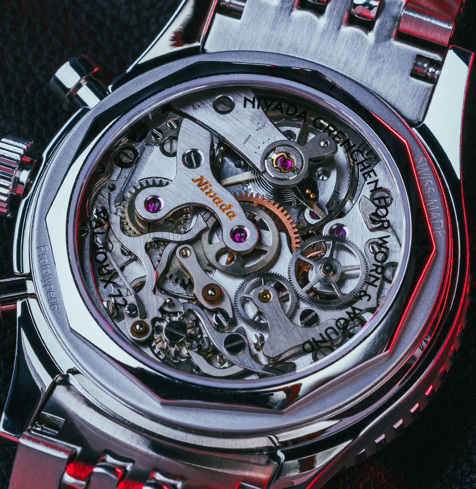 Nivada Grenchen x Worn & Wound Chronomaster Valjoux 72 The Valjoux 72