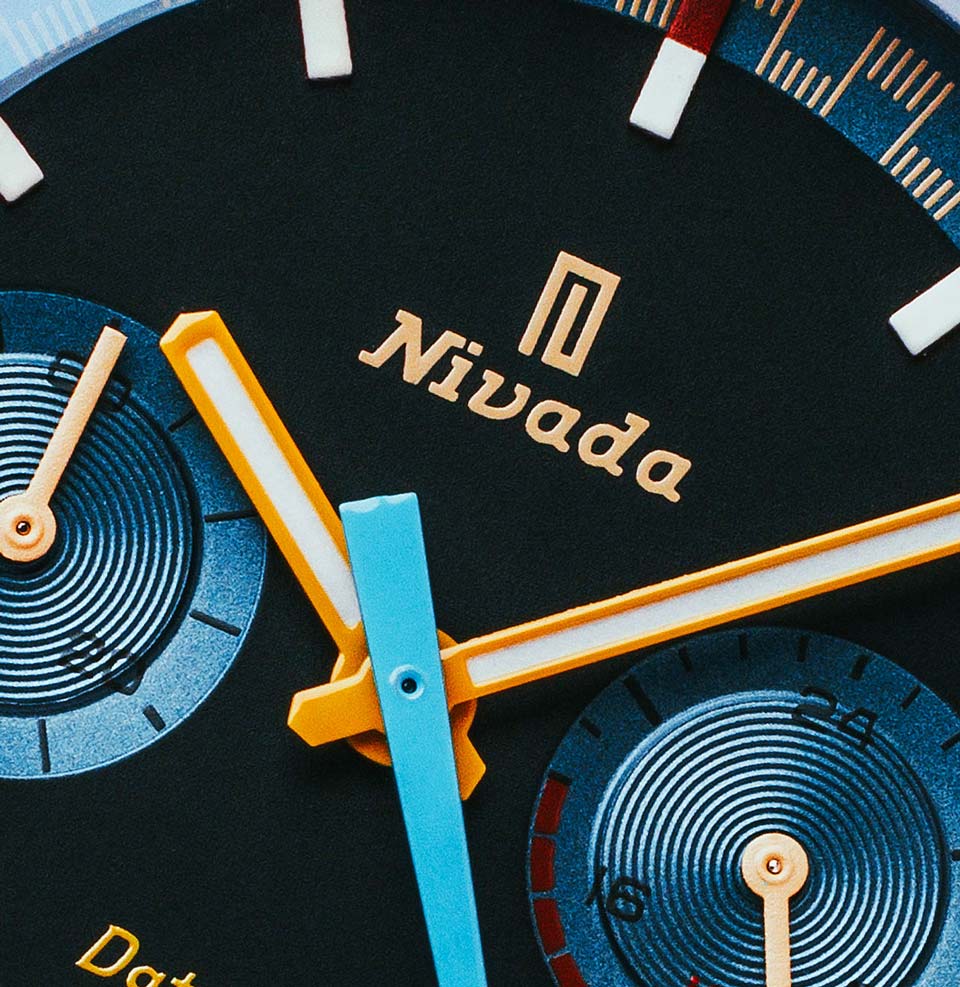 Nivada Grenchen x Worn & Wound Datomaster VK64 Unique color combination