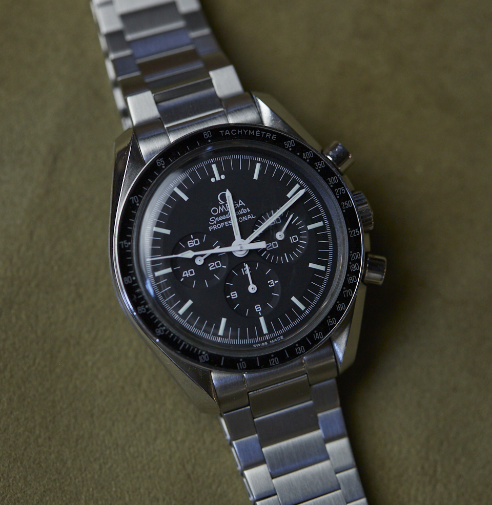 The Flat Link Bracelet 20mm lugs for pre-3861 Speedmaster Pros