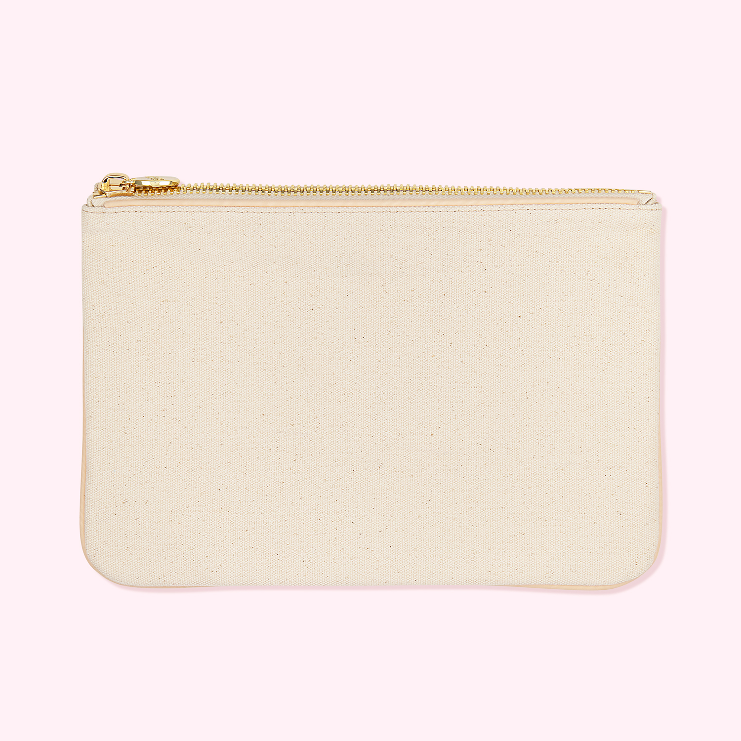 Canvas Flat Pouch  Personalized Pouch - Stoney Clover Lane