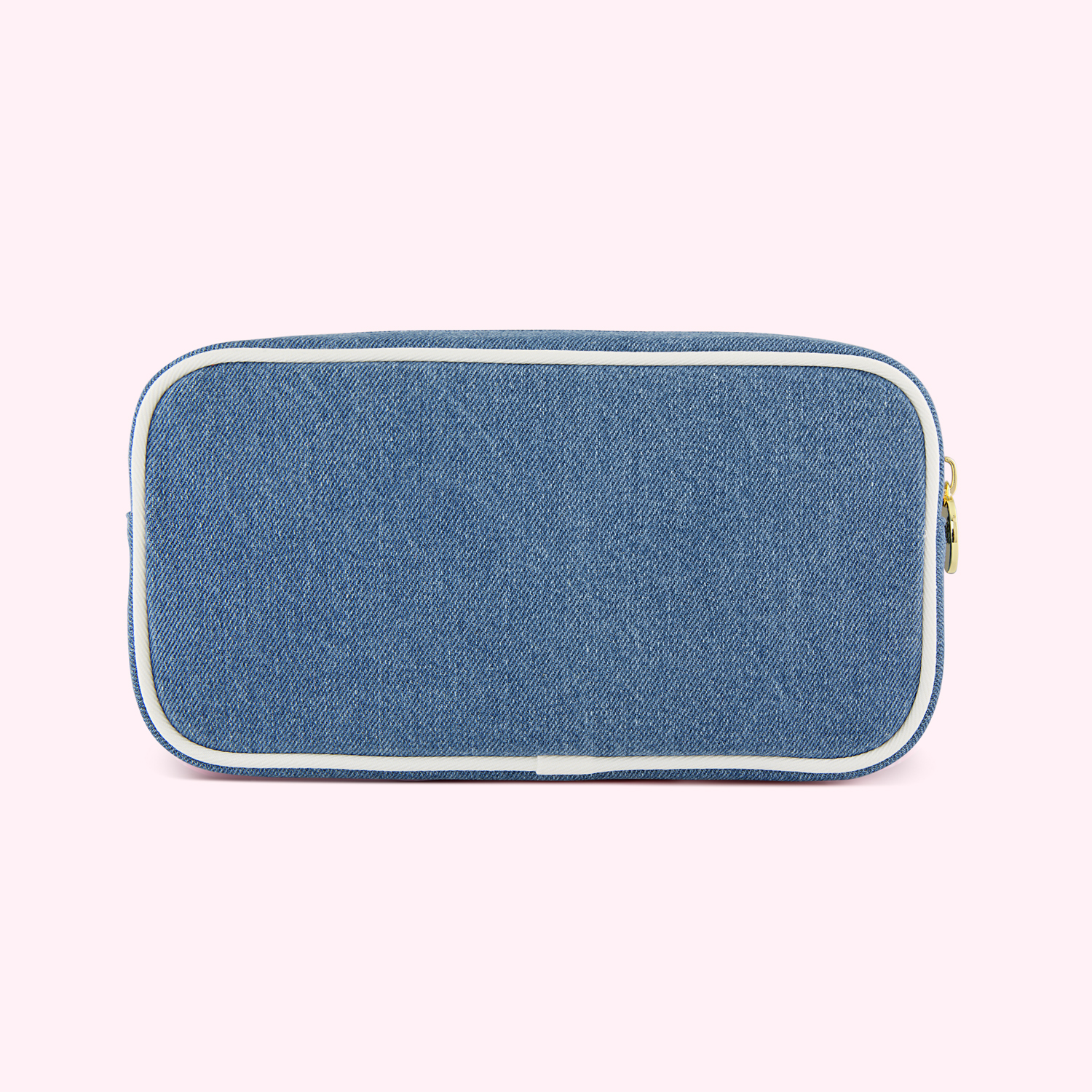 Denim Coin Purse of Recycled Jeans Light Blue 