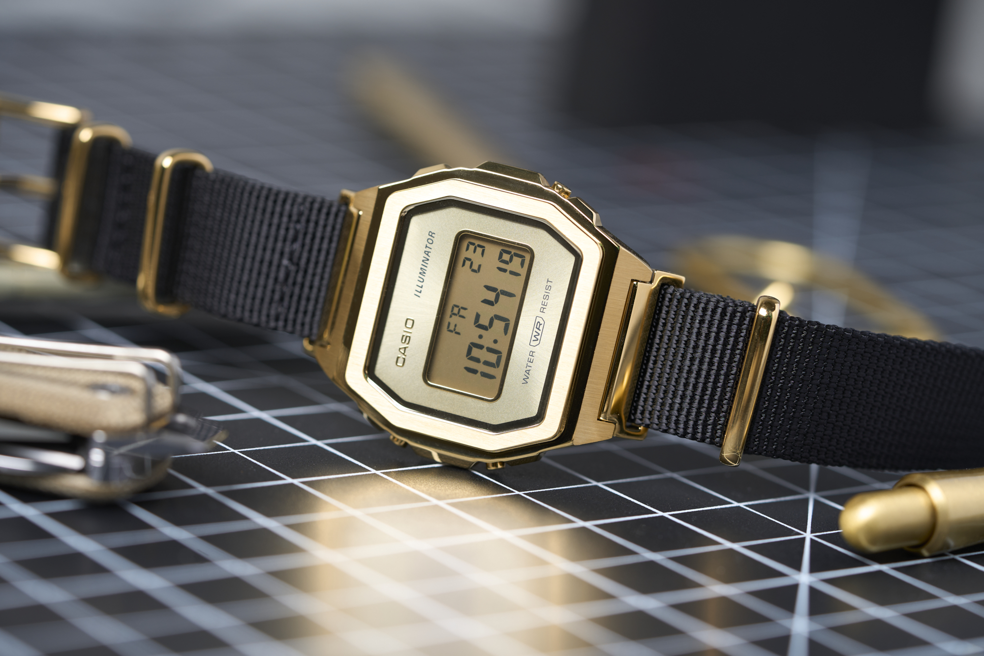 Casio a1000 gold new arrivals