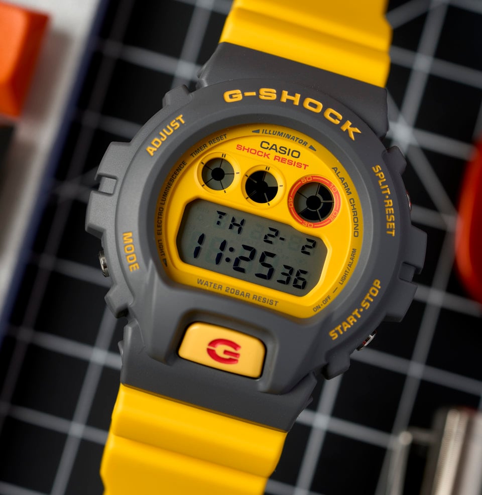 Gshock best sale dw6900 yellow