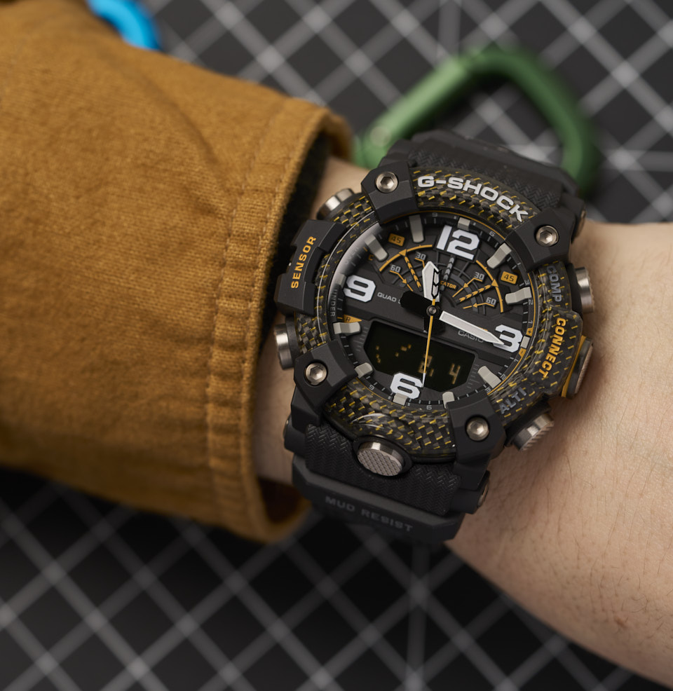 GGB100 - Mudmaster 55.4mm on a 7” wrist