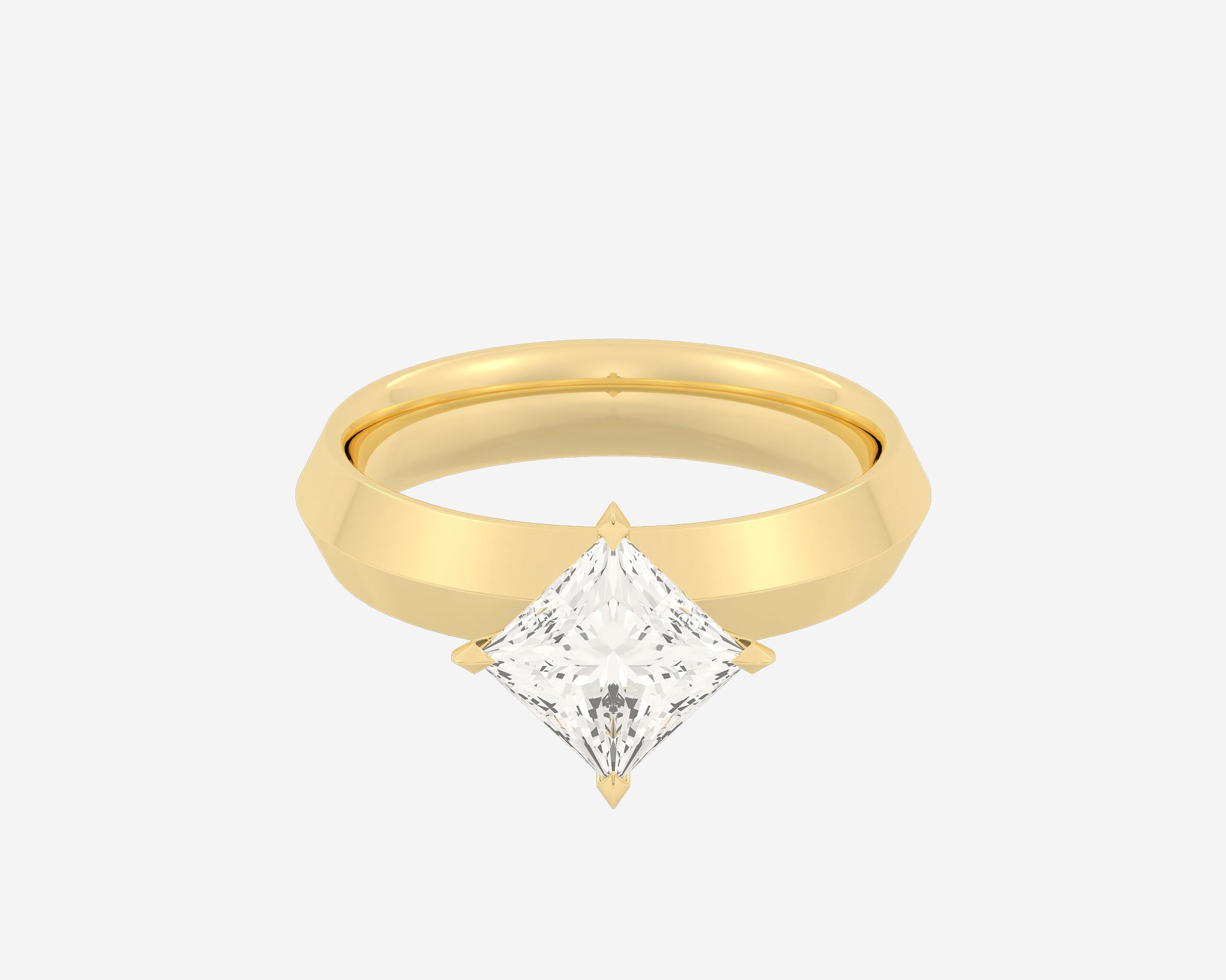 Princess cut deals diamond ring tanishq