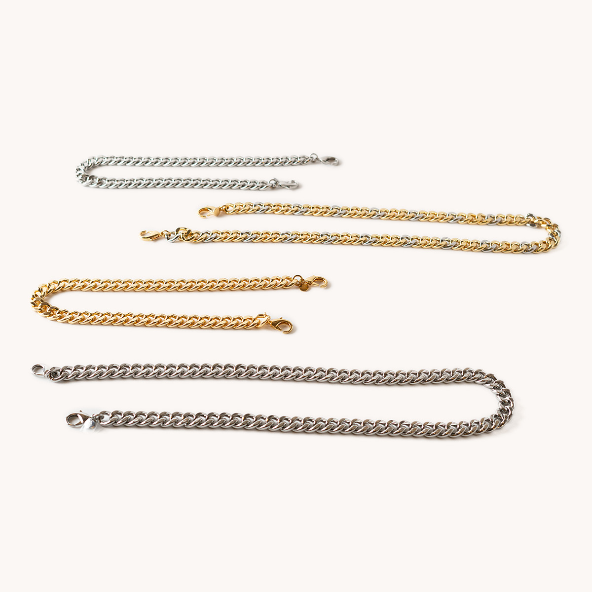 Bold Link Shoulder Chain | Plated Aluminum 4 main