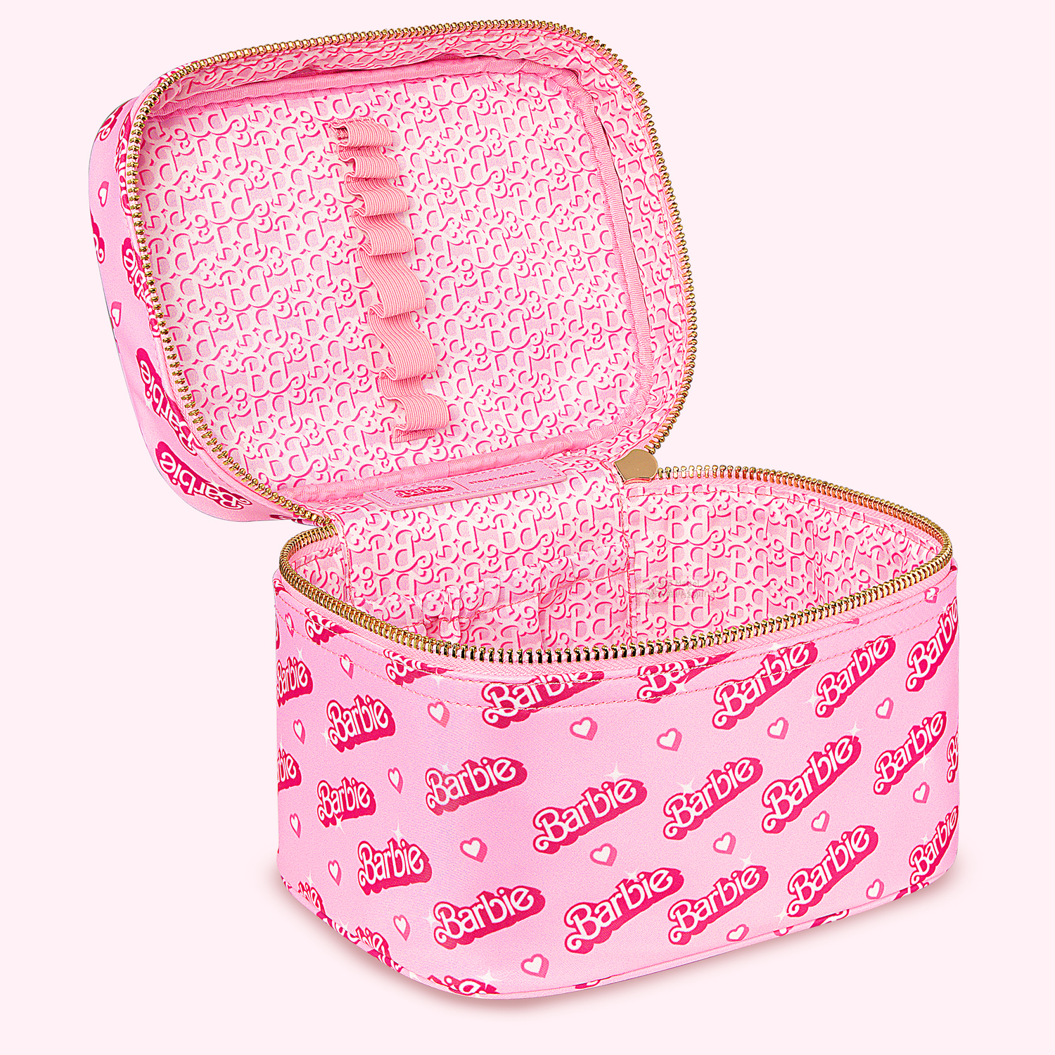 Kawaii Barbie Pu Leather Bag Anime Fashion Portable Transparent Zipper Makeup  Case Cartoon Girl Travel Toiletry Storage Pouch - AliExpress