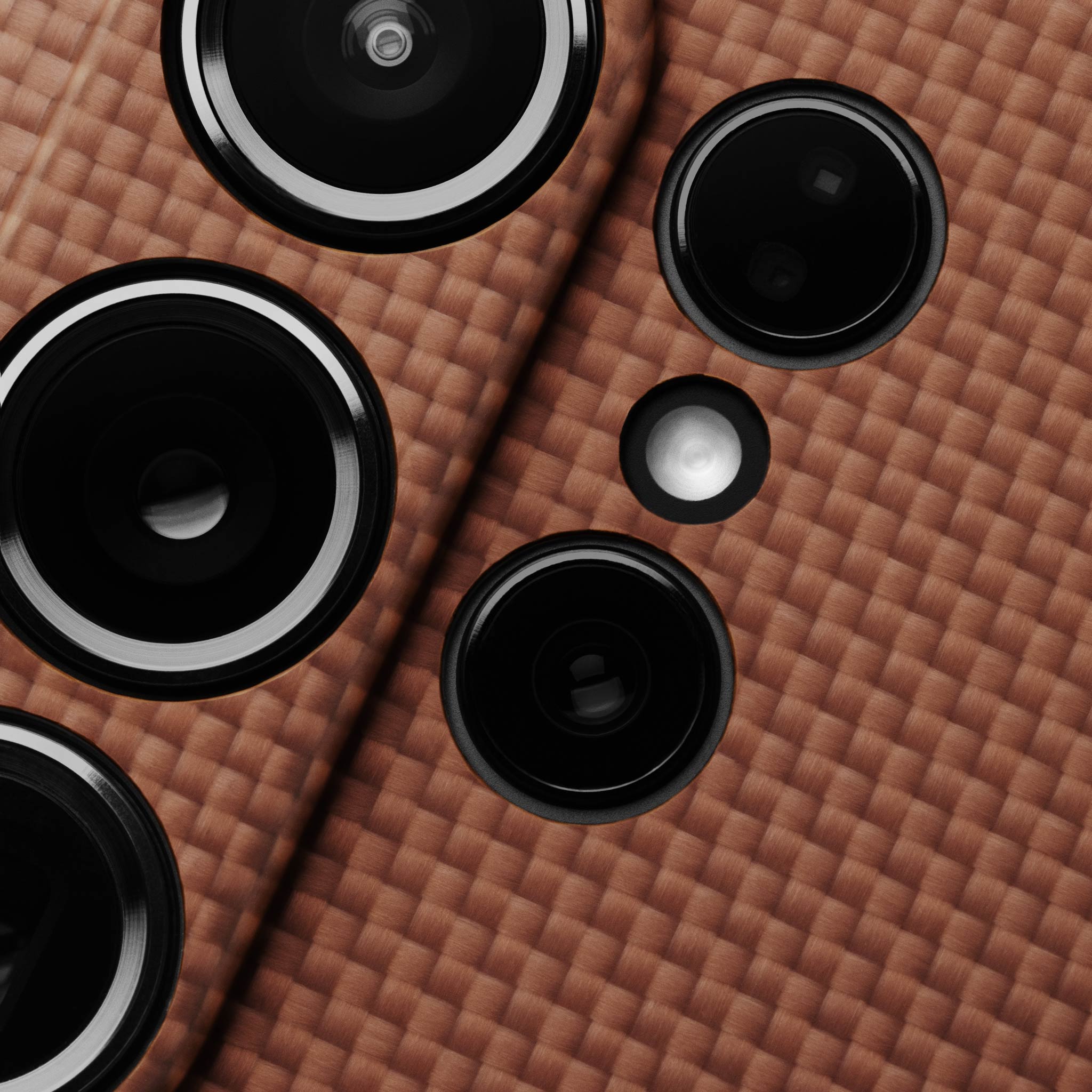 Samsung Galaxy S23 Ultra Coffee Latercase - Close-up