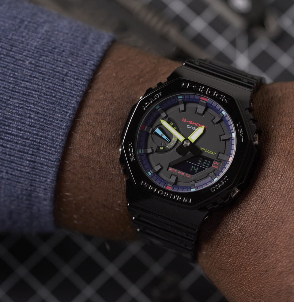 GA2100 45.4mm on a 7.5” wrist