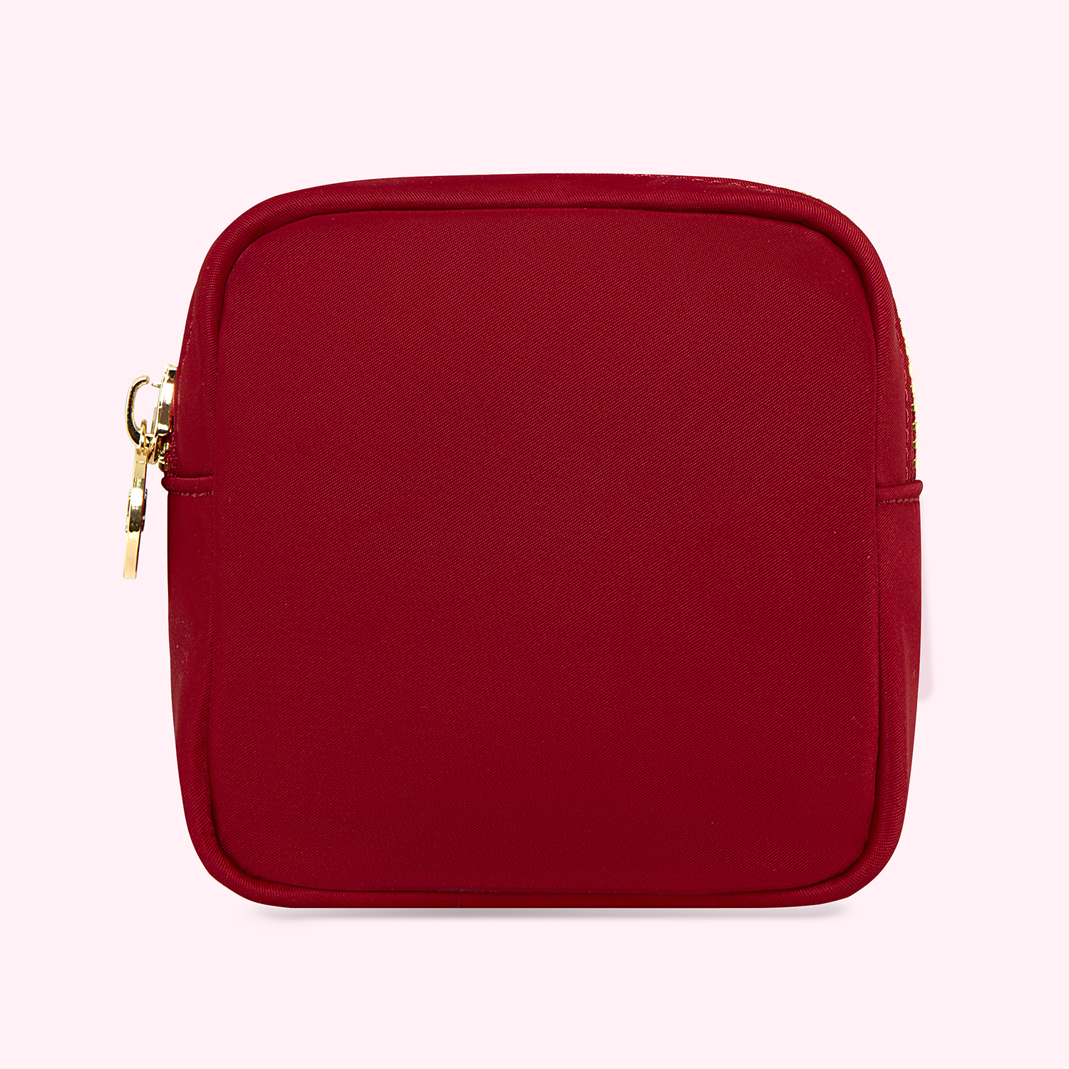 Burgundy Mini Pouch, Custom Red Makeup Bag