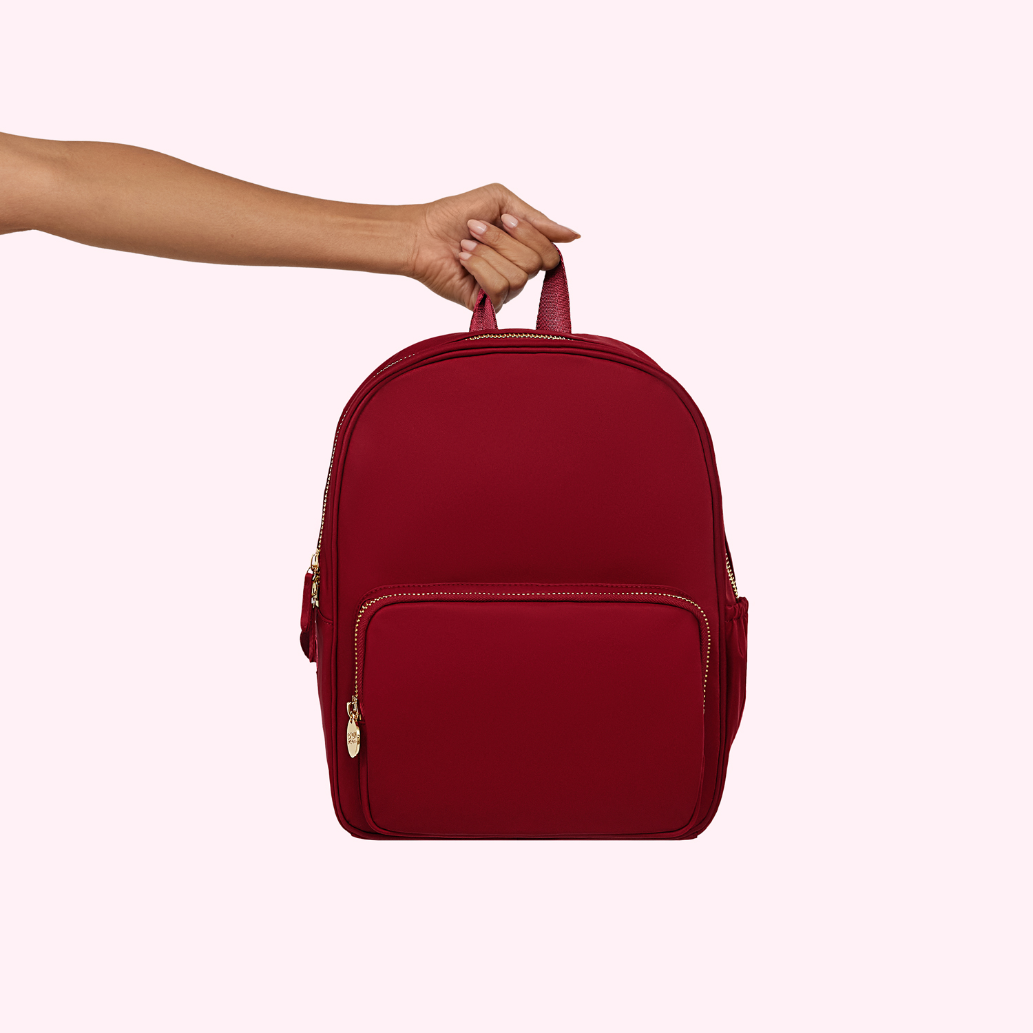 Adult Mini Backpack in Burgundy - Customizable