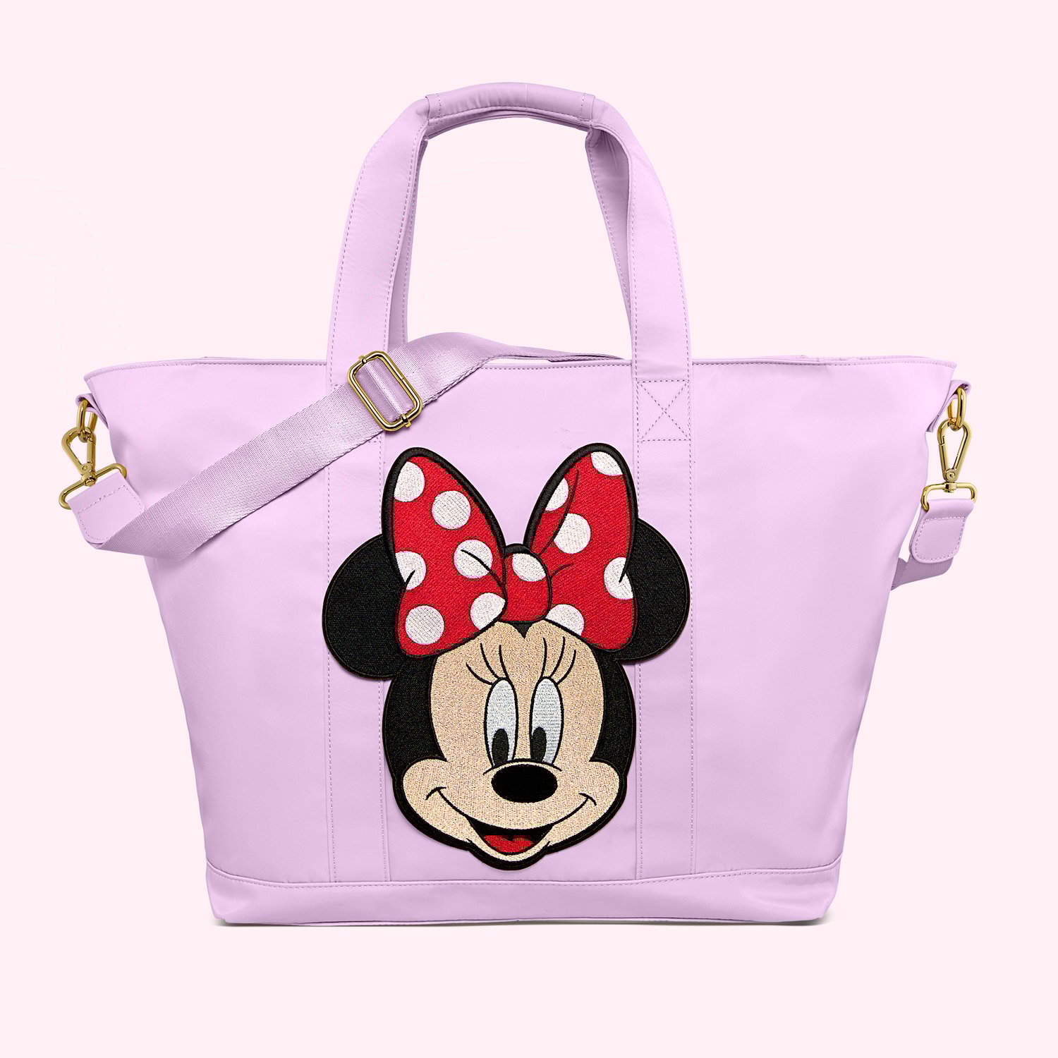 Grape Tote with Jumbo Disney Minnie Patch
