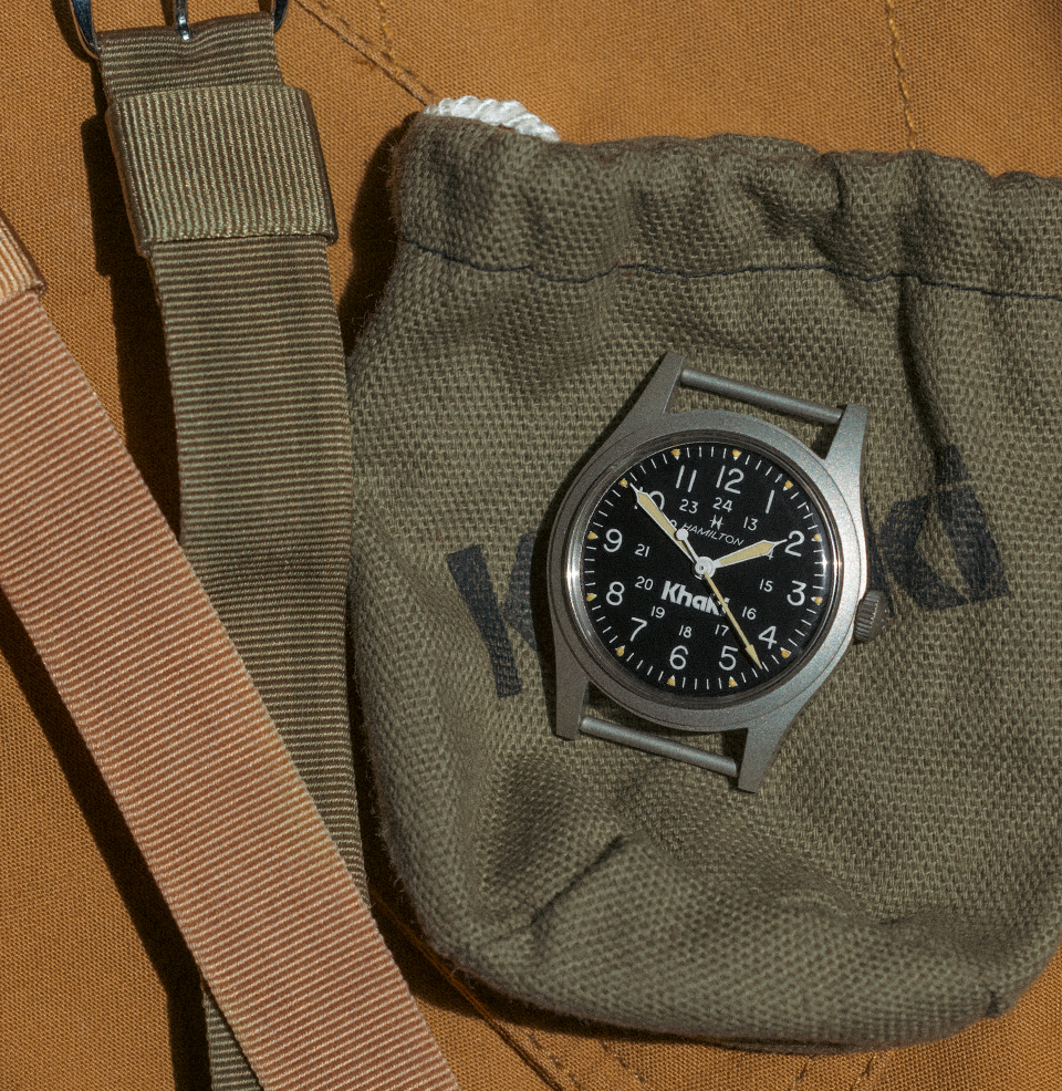 Vintage New Old Stock  Hamilton Khaki Field 18mm Fixed Lugs