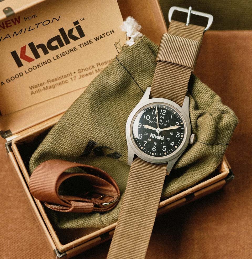 Vintage New Old Stock  Hamilton Khaki Field A good looking leisure time watch