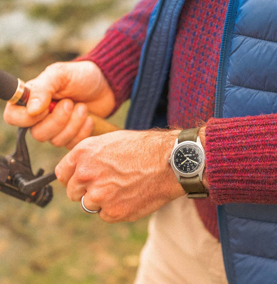 Vintage New Old Stock  Hamilton Khaki Field 33mm of Timeless Charm