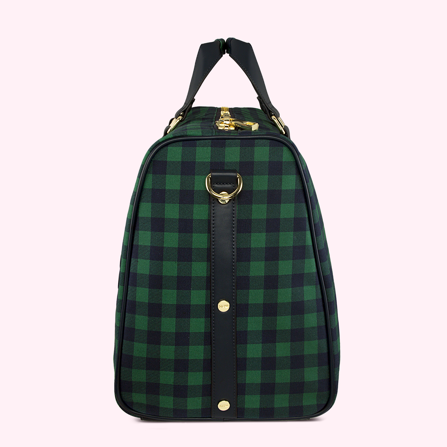 Checked best sale duffle bag