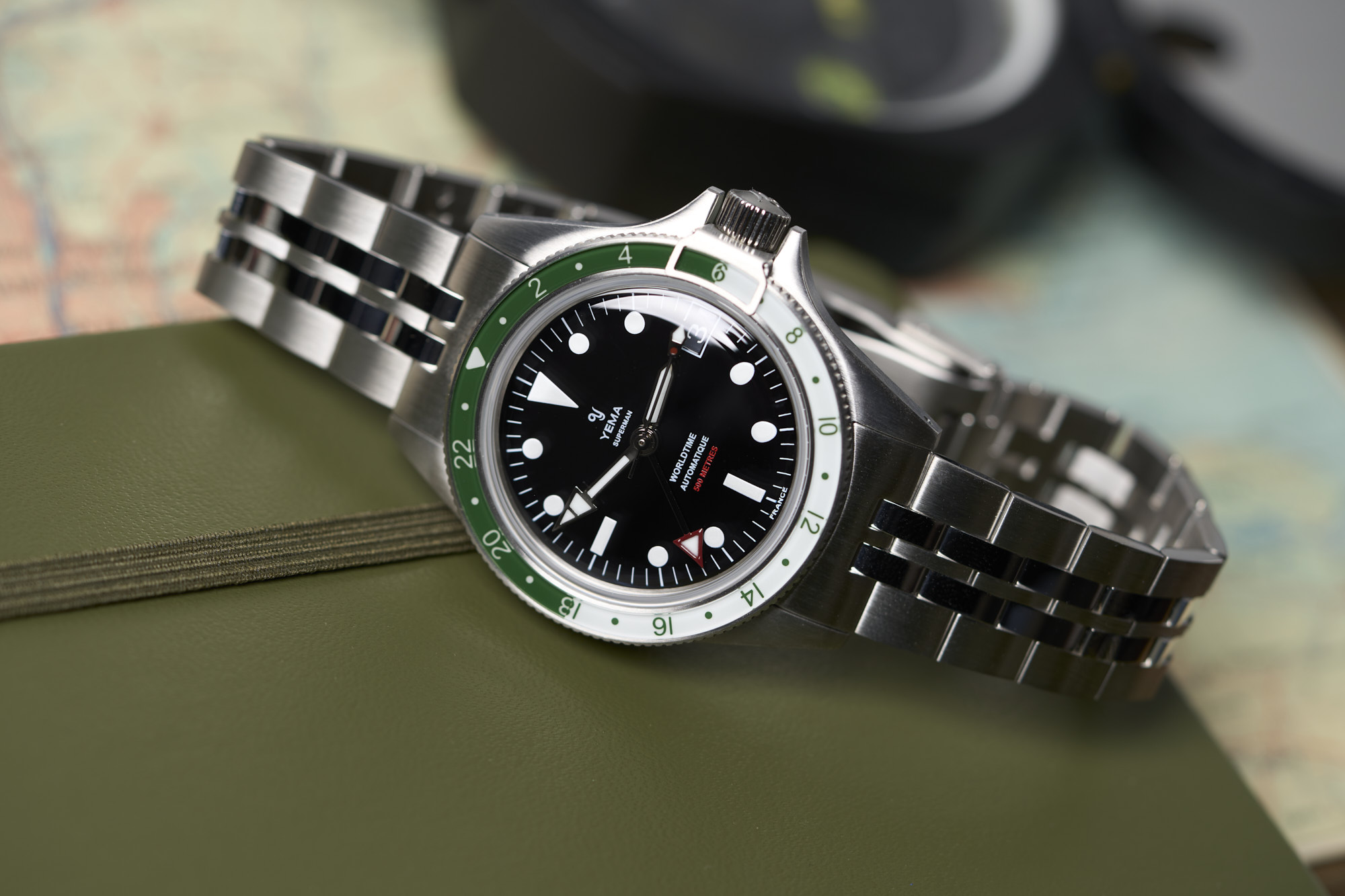 Yema superman gmt discount green