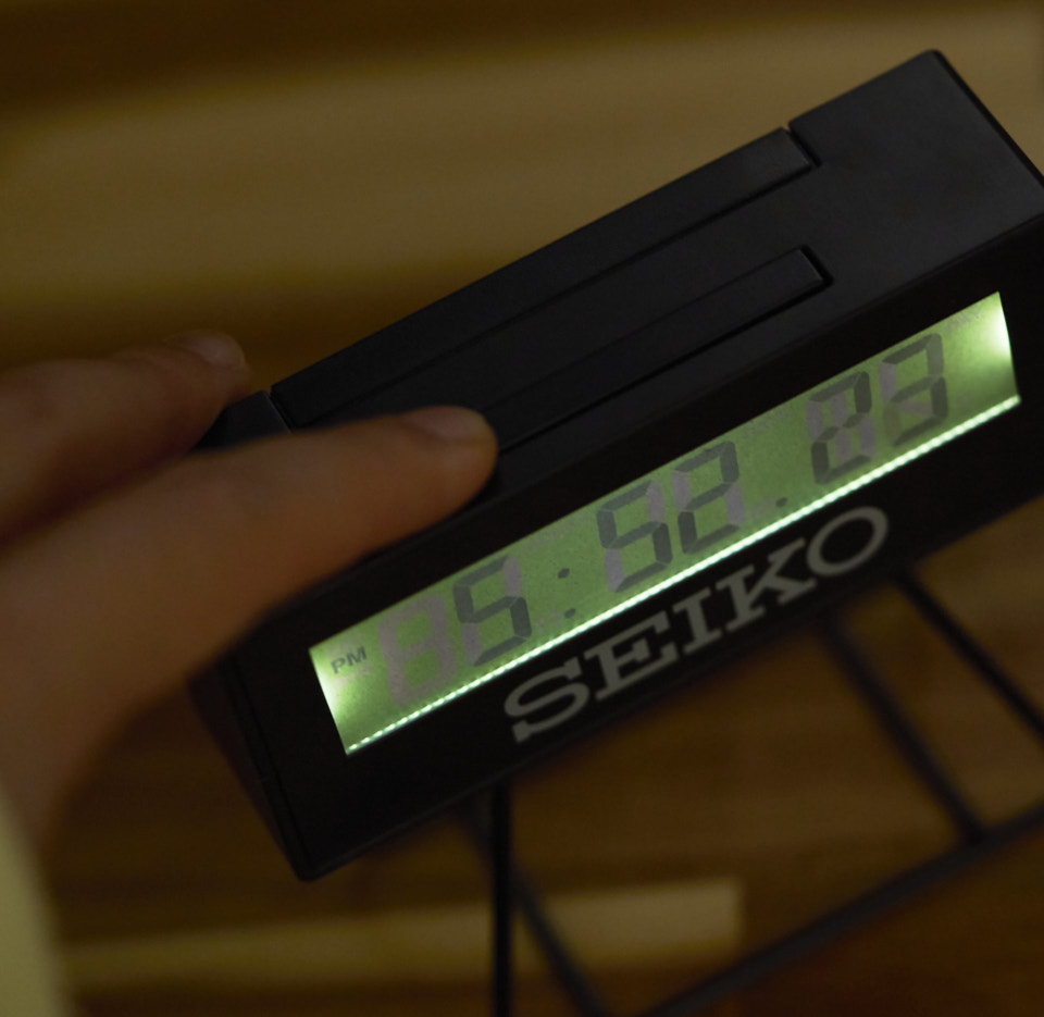 Victory Alarm Clock Topside Snooze Button