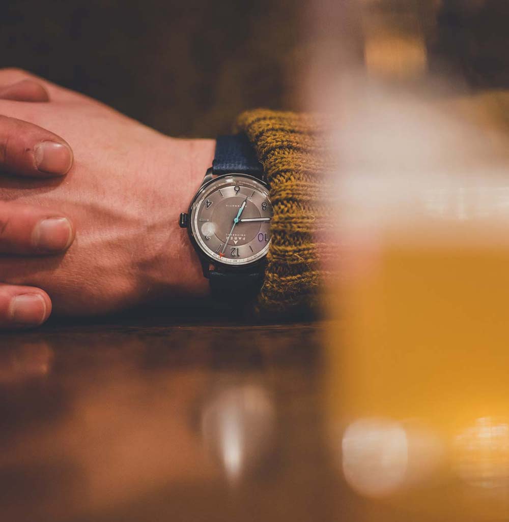 Farer x Worn & Wound Limited Edition Mysterious and handsome