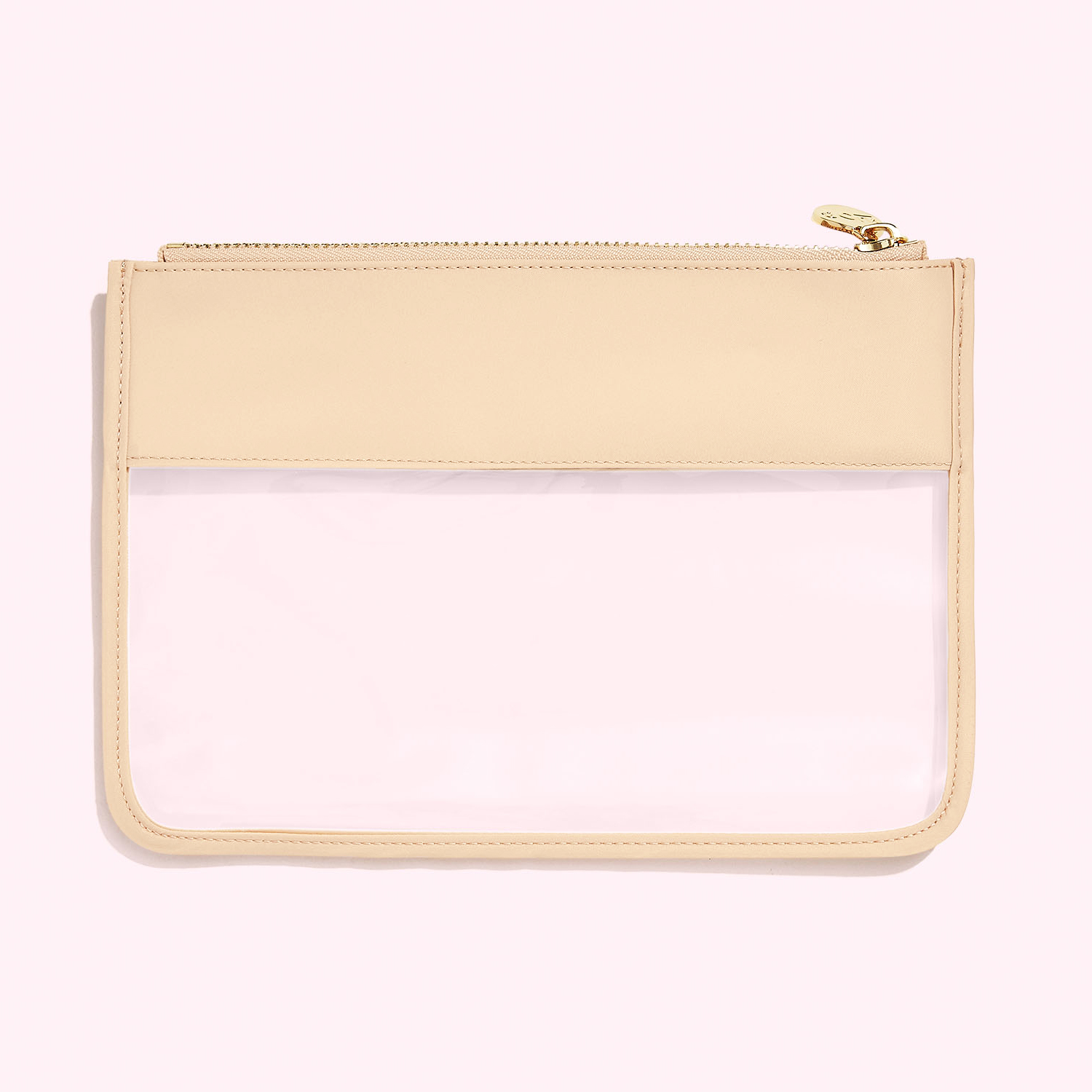 Stoney Clover Classic Clear Flat Pouch store in Sand