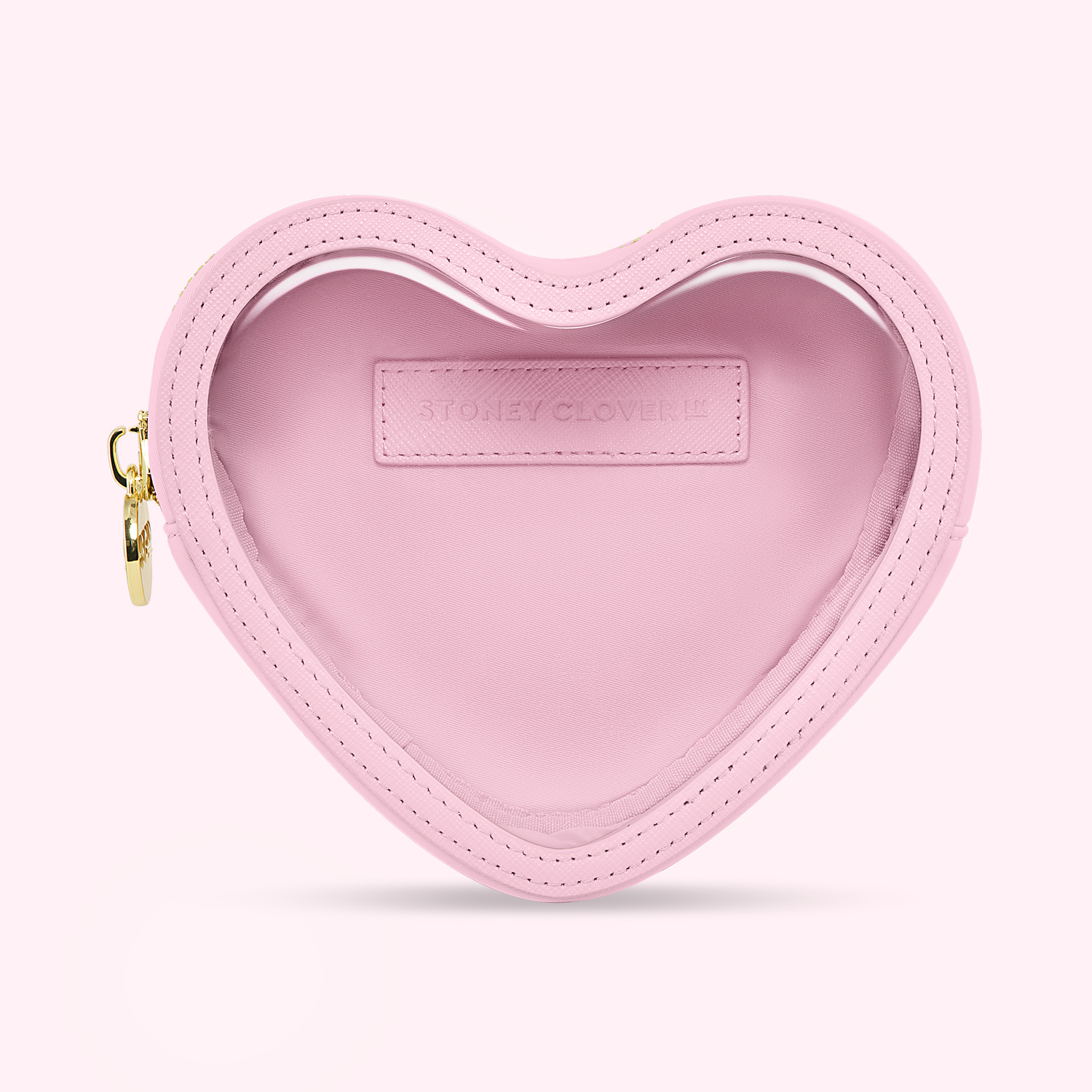 Clear Front Heart Pouch