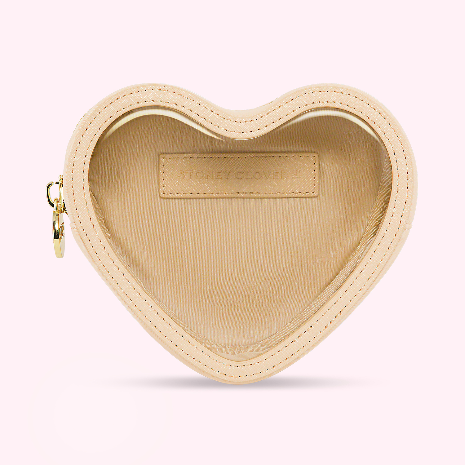 Clear Front Heart Pouch