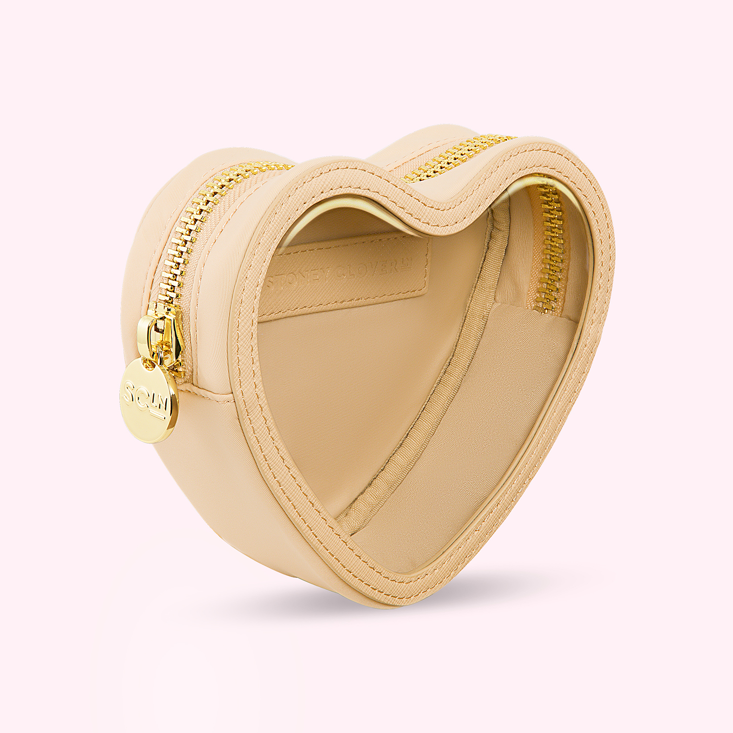 Clear Front Heart Pouch