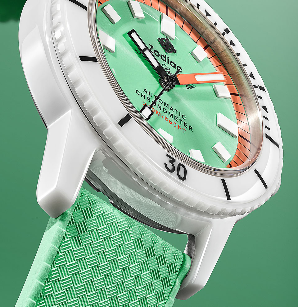 Super Sea Wolf Ceramic Compression Diver Green Colored Dial