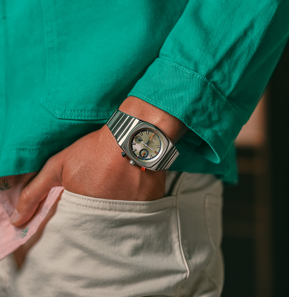 Brew x Worn & Wound Metric Chrono Regulators Unique aesthetics