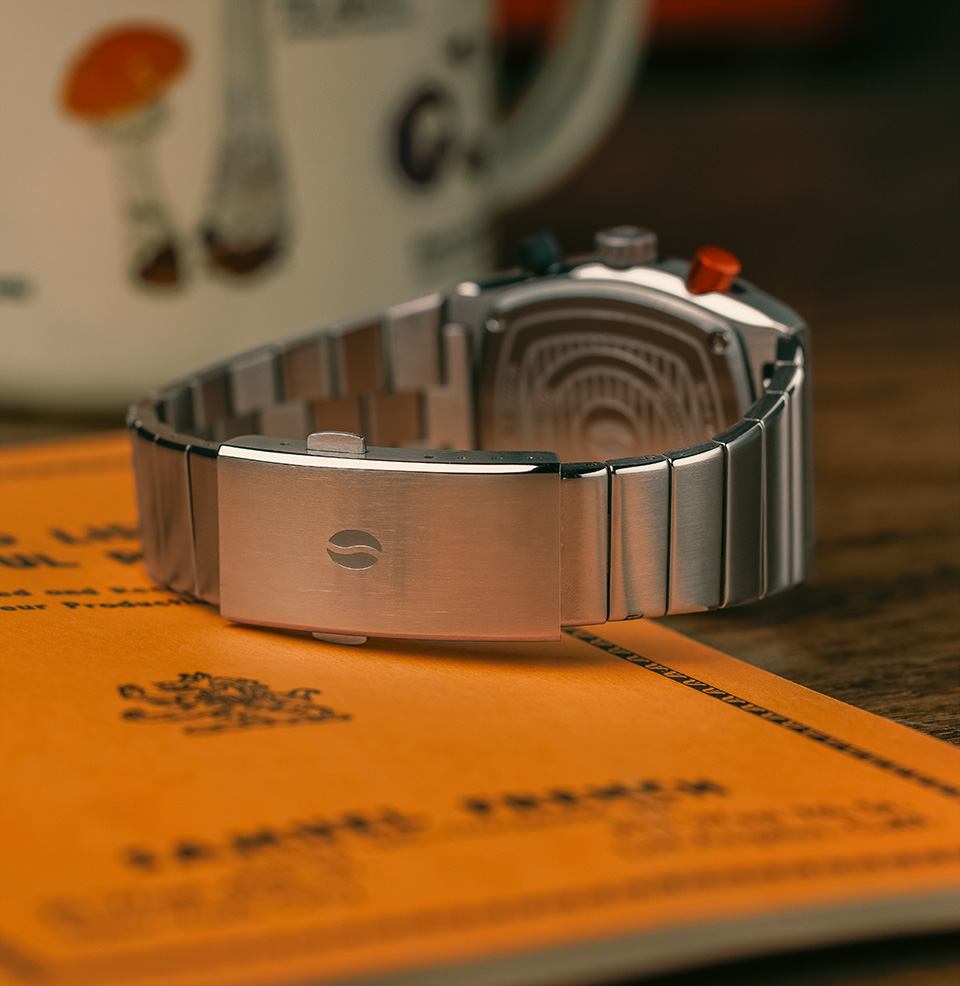 Brew x Worn & Wound Metric Chrono Regulators Machined Clasp