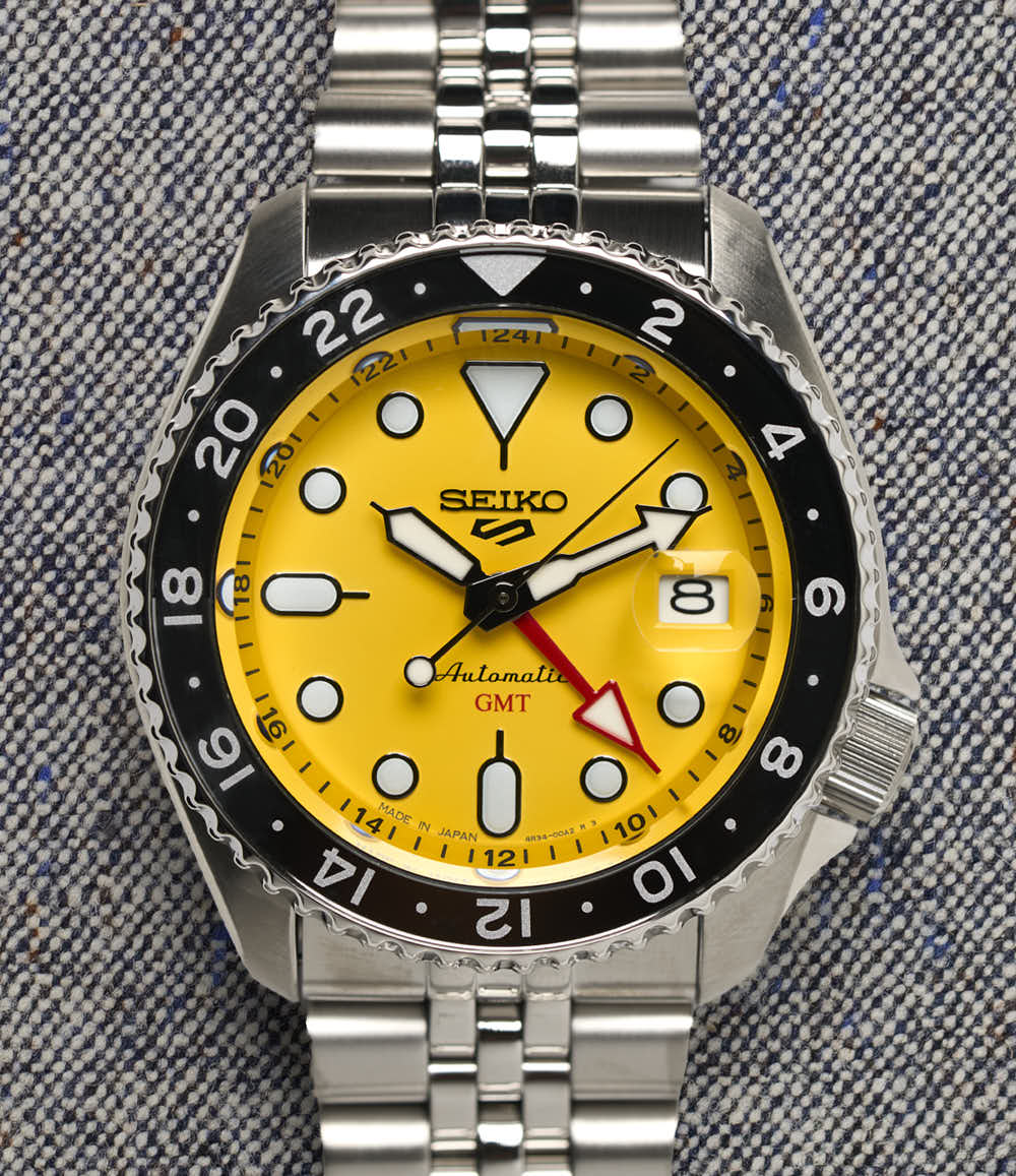 Seiko 2024 5 yellow