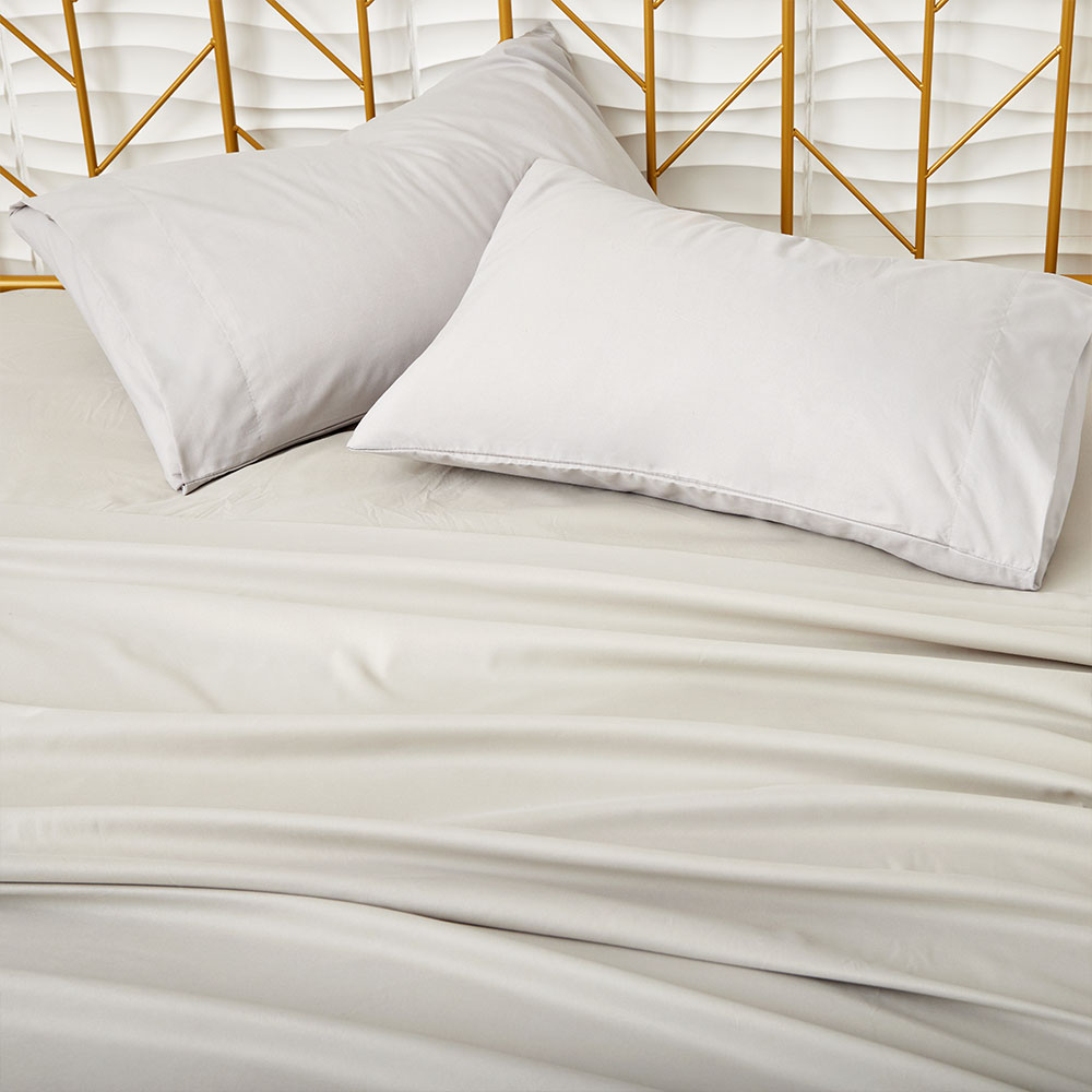 Buy 100% Cotton Double Bedsheets Online – The White Moss