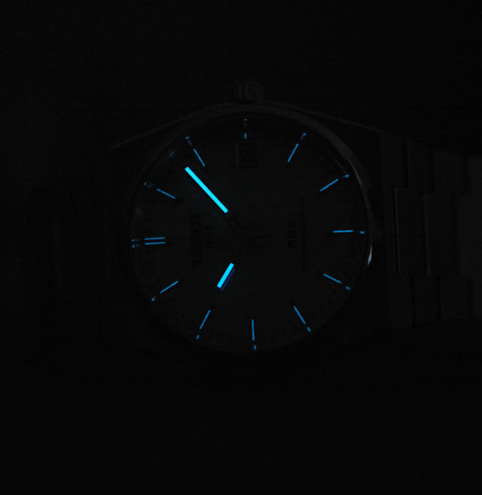 PRX POWERMATIC 80 35MM Lumed Hour and Minute hand