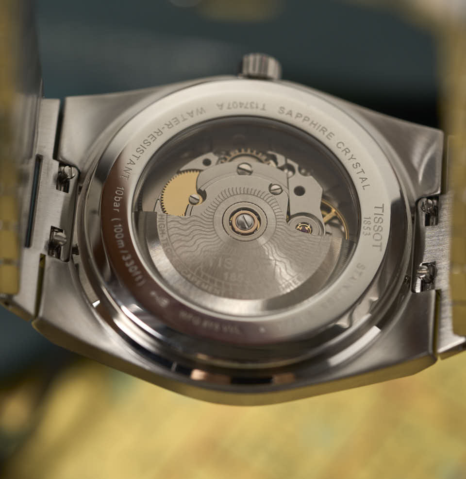 PRX POWERMATIC 80 40MM Display caseback