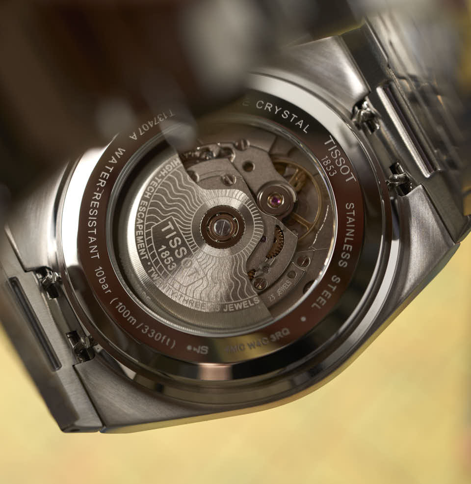 PRX POWERMATIC 80 40MM Display caseback