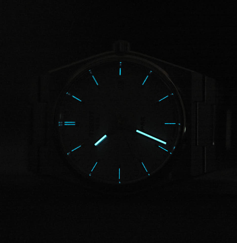 PRX Quartz 40mm Lumed Hour and Minute hand
