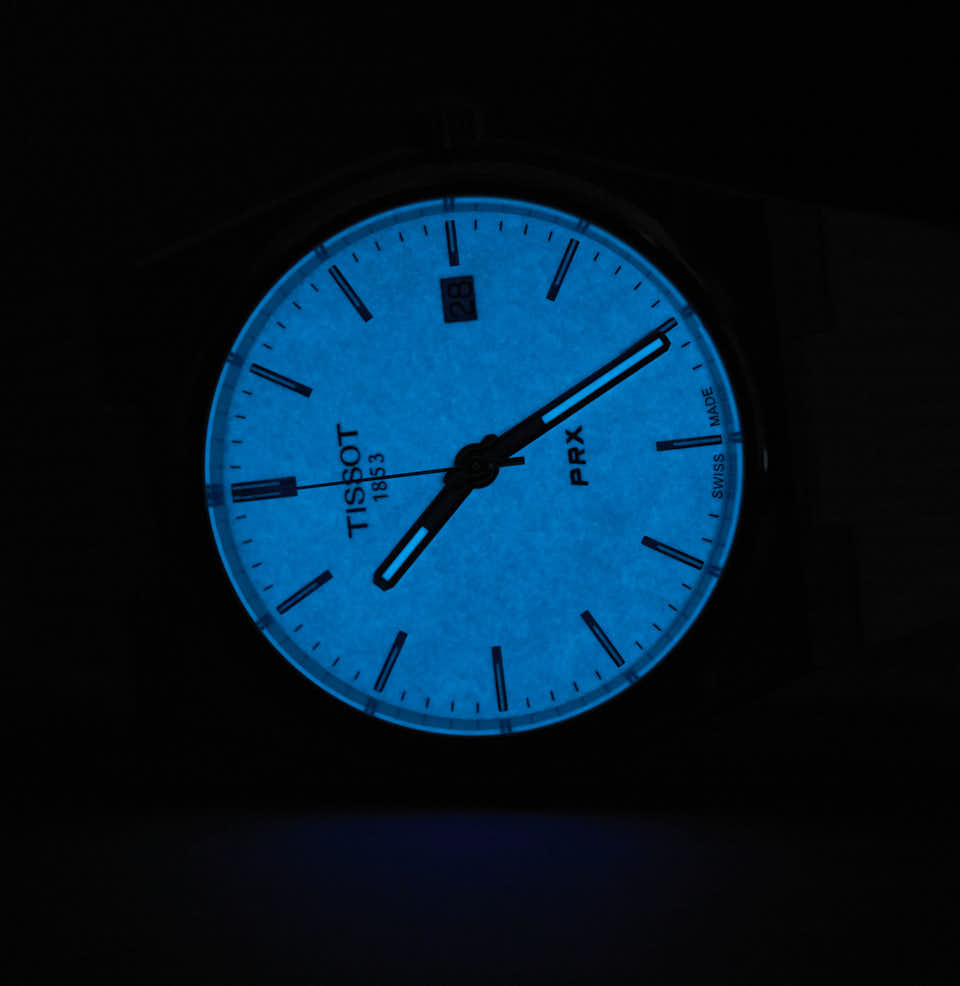 PRX Quartz 40mm Fully Lumed Dial