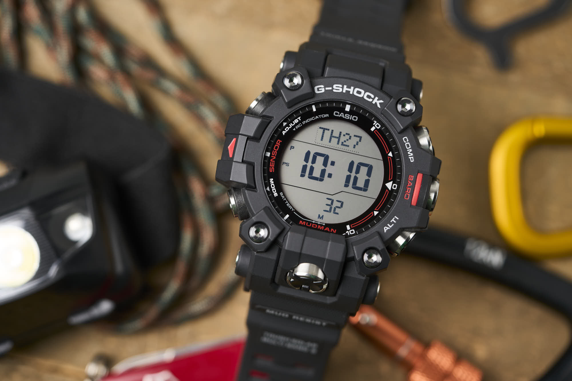 Casio Men's Mud-Resistant Sport Watch, Black/Gold TRT110H-1A2V - Walmart.com